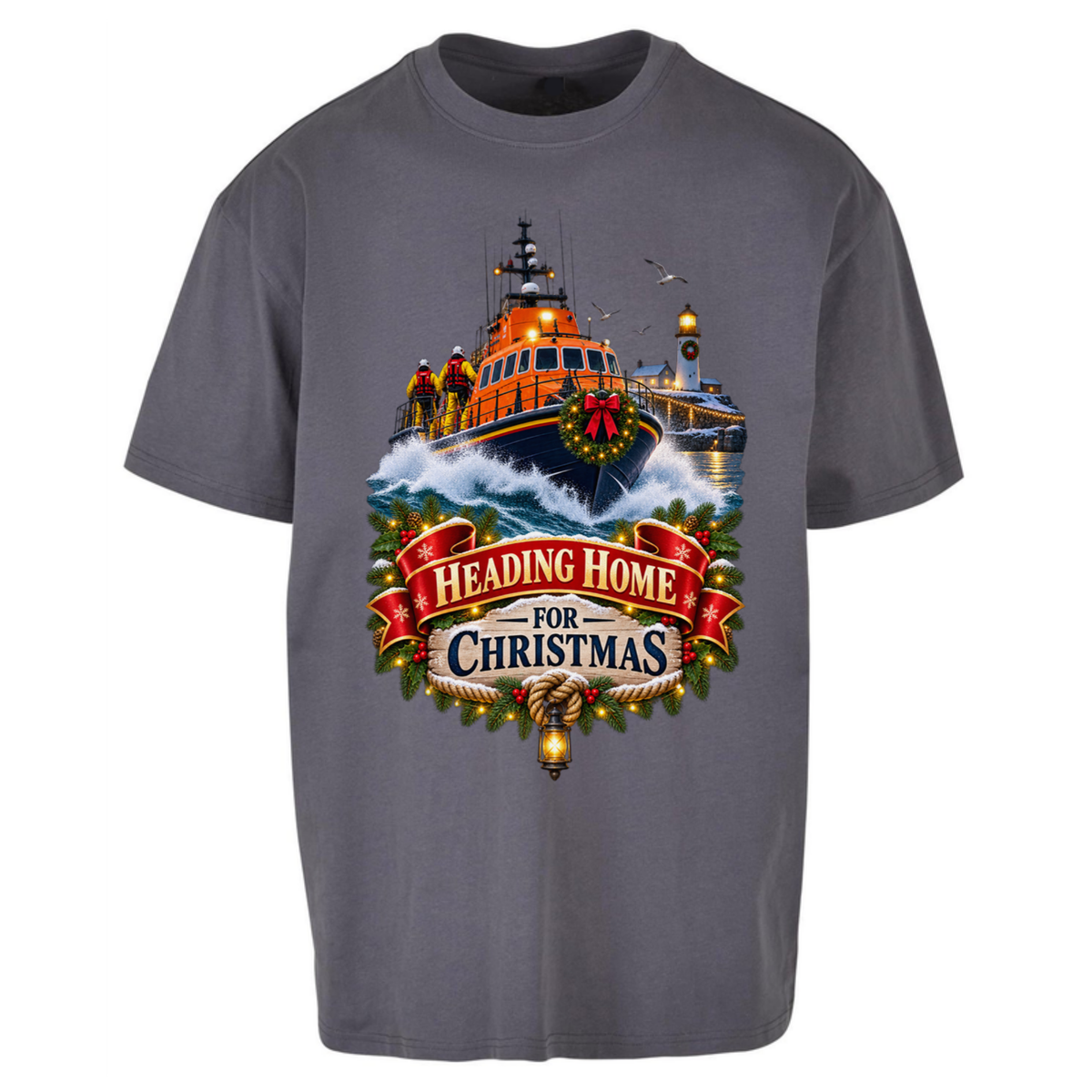 RNLI Christmas Oversized T-Shirt
