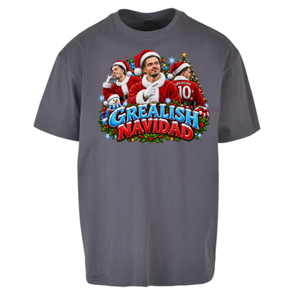 Grealish Navidad Oversized T-Shirt