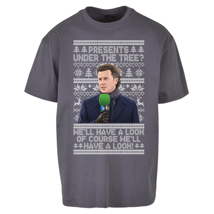 Steve Mcmanaman Christmas Oversized T-Shirt