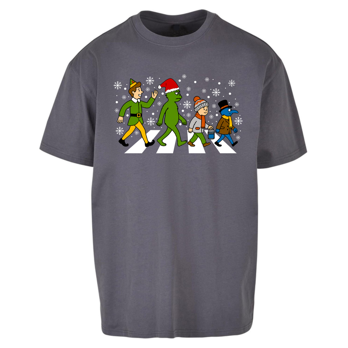 Abbey Road Walk Christmas jumper Oversized T-Shirt