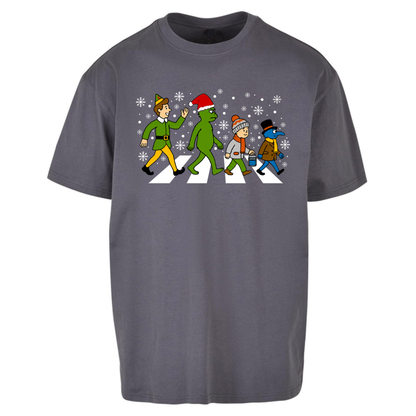 Abbey Road Walk Christmas jumper Oversized T-Shirt