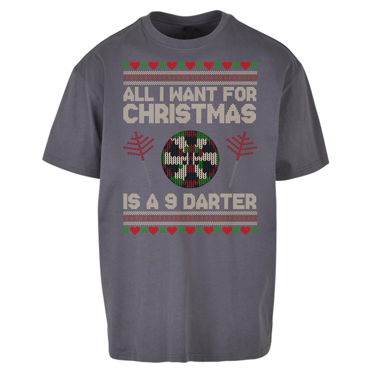 Festive Darts Outfit Oversized T-Shirt