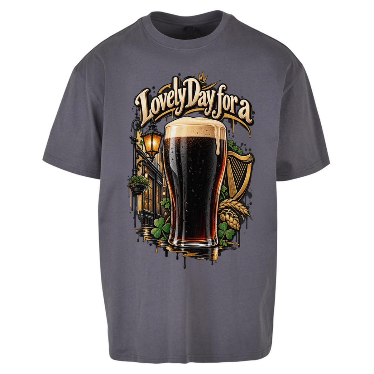 Lovely Day for a Guinness Oversized T-Shirt
