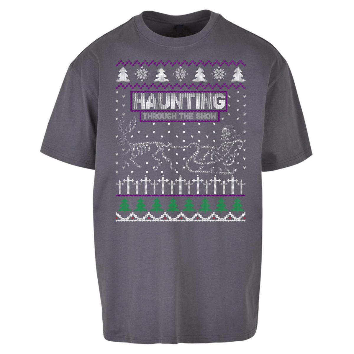 Gothic Holiday Clothing Oversized T-Shirt