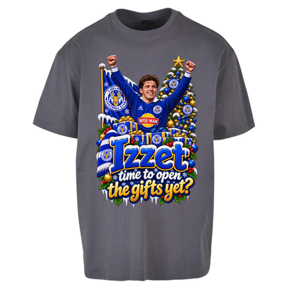 Leicester City Football Christmas Oversized T-Shirt