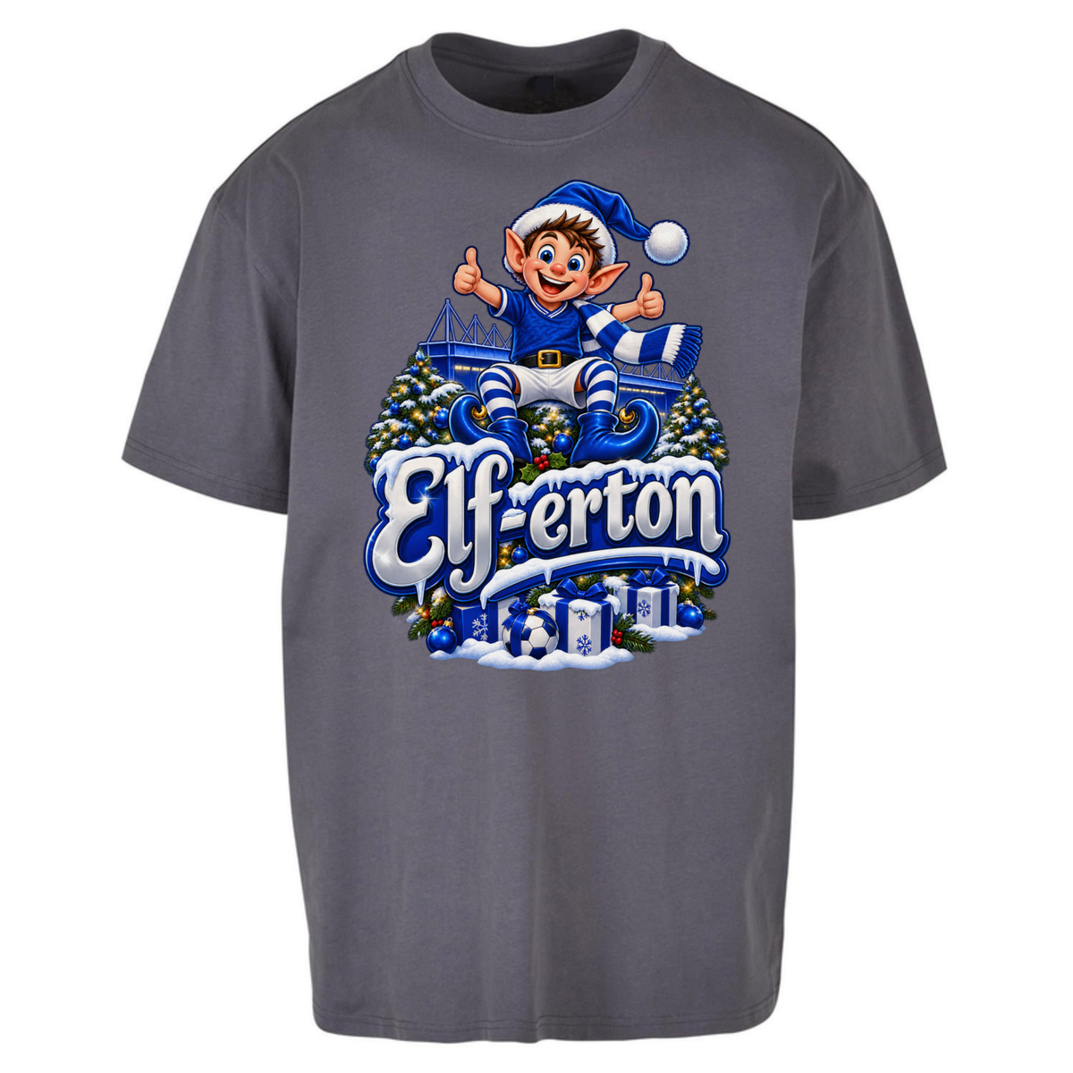 Everton FC Christmas Oversized T-Shirt