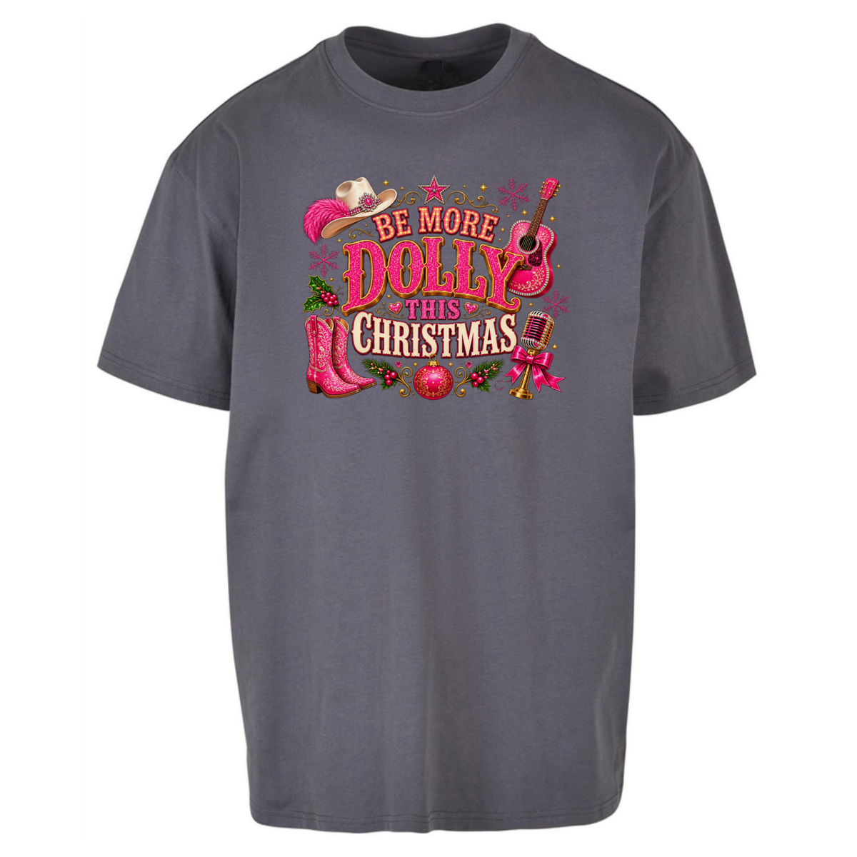 Dolly Parton Christmas Oversized T-Shirt