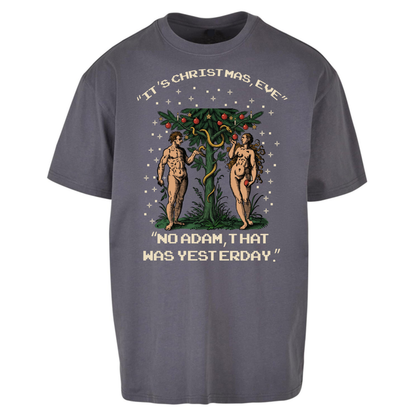 Adam & Eve Christmas Jumper Oversized T-Shirt