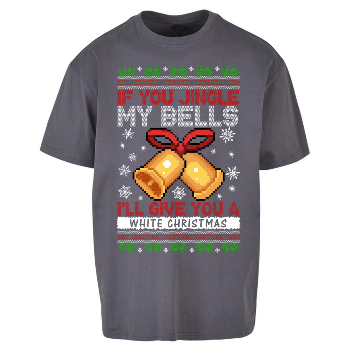 Bell Slogan Clothing Oversized T-Shirt