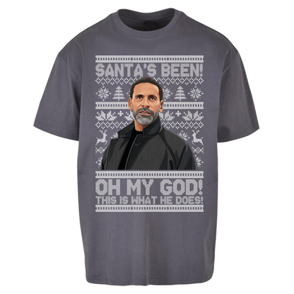 Steve Rio Ferdinand Christmas Oversized T-Shirt