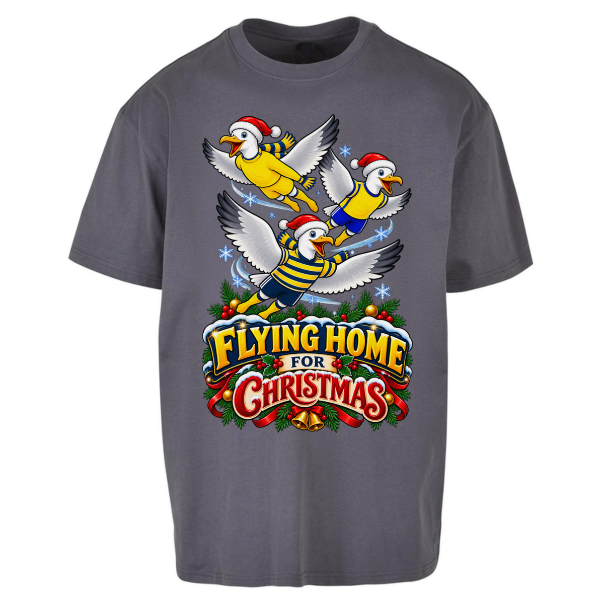 Torquay United Christmas Oversized T-Shirt