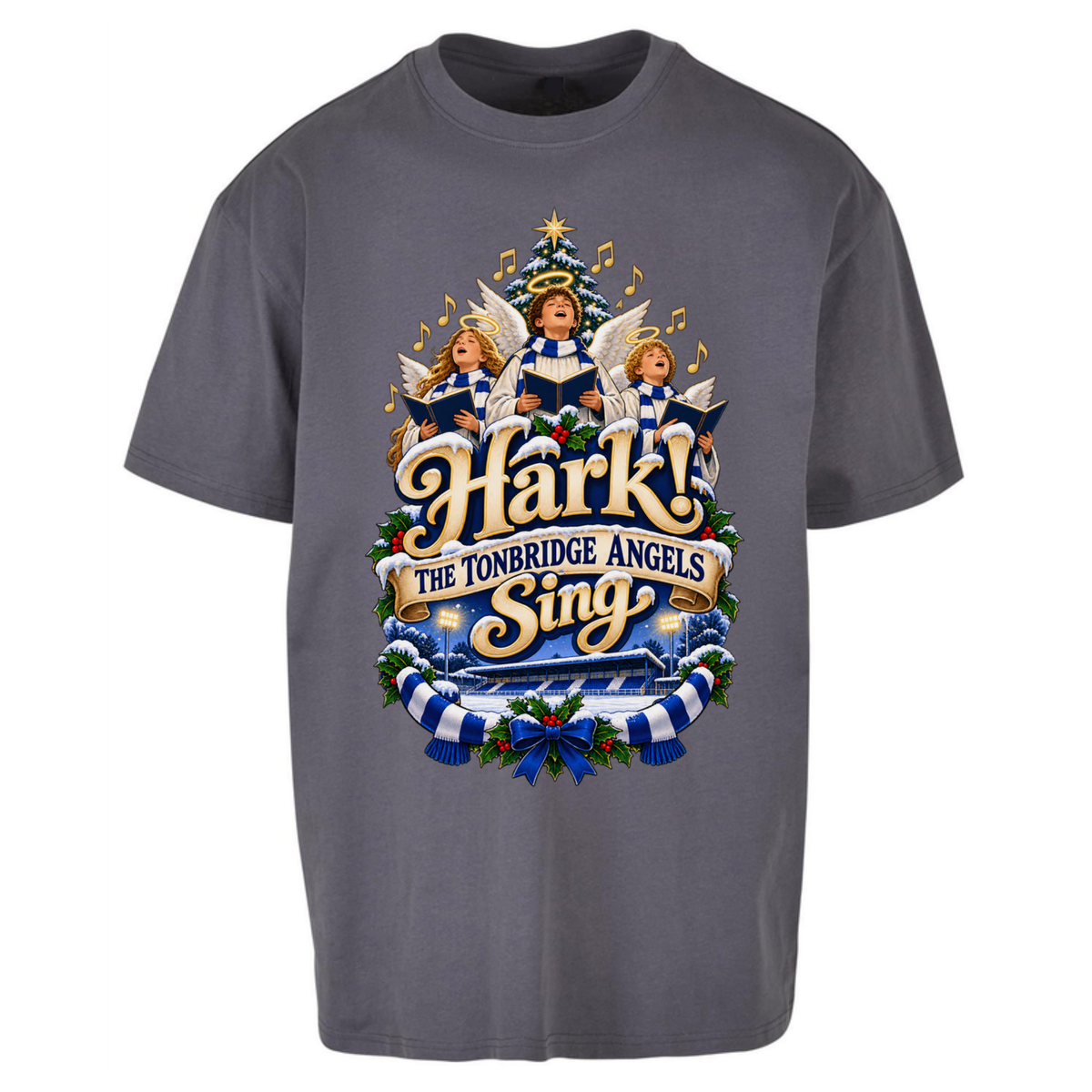 Tonbridge Angels Christmas Oversized T-Shirt