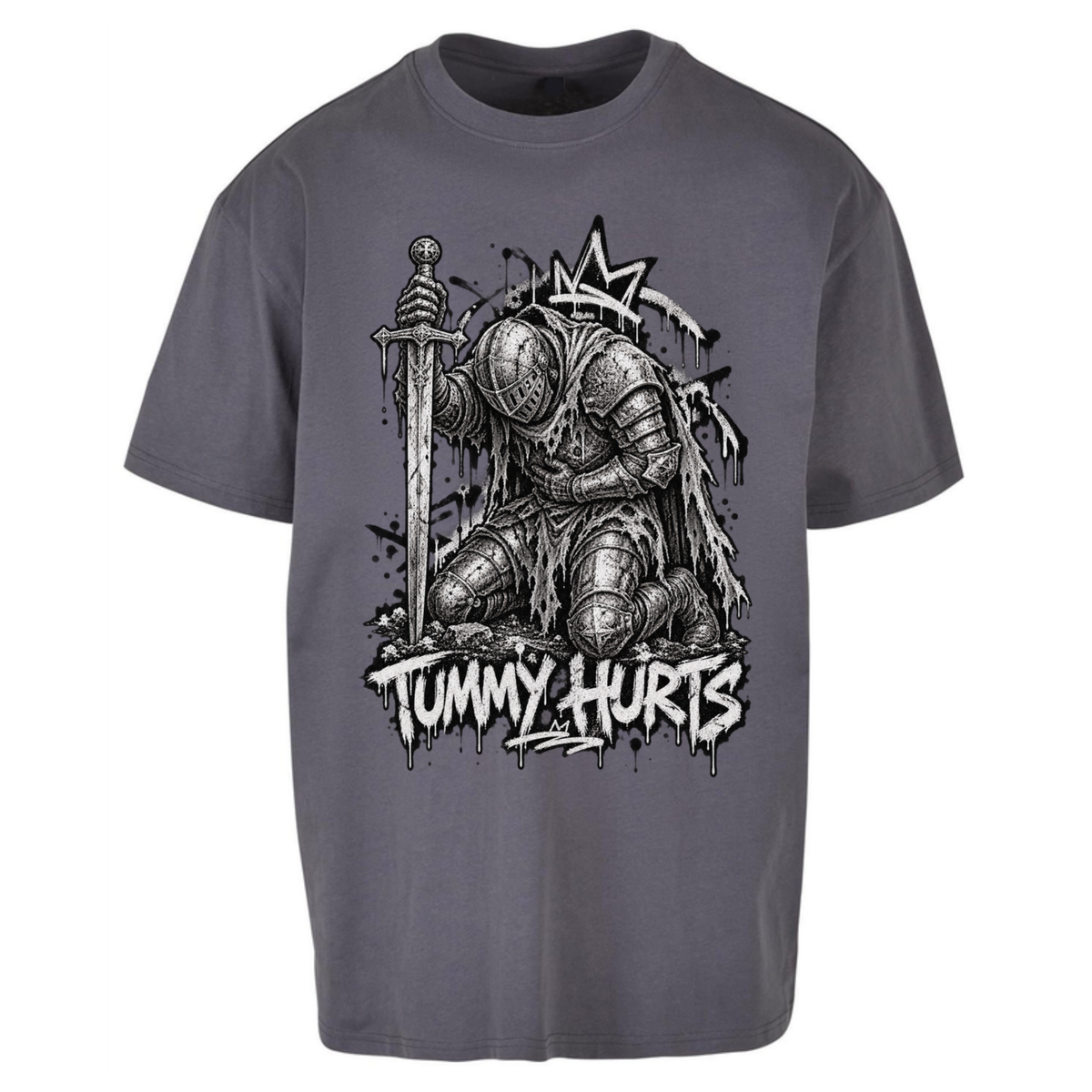 Tummy Hurts Knight Oversized T-Shirt