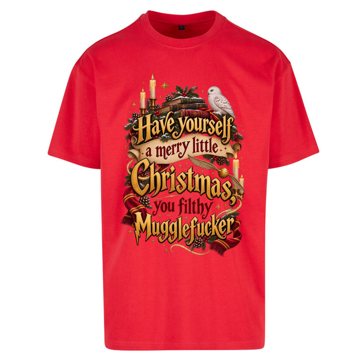 Harry Potter Christmas Oversized T-Shirt