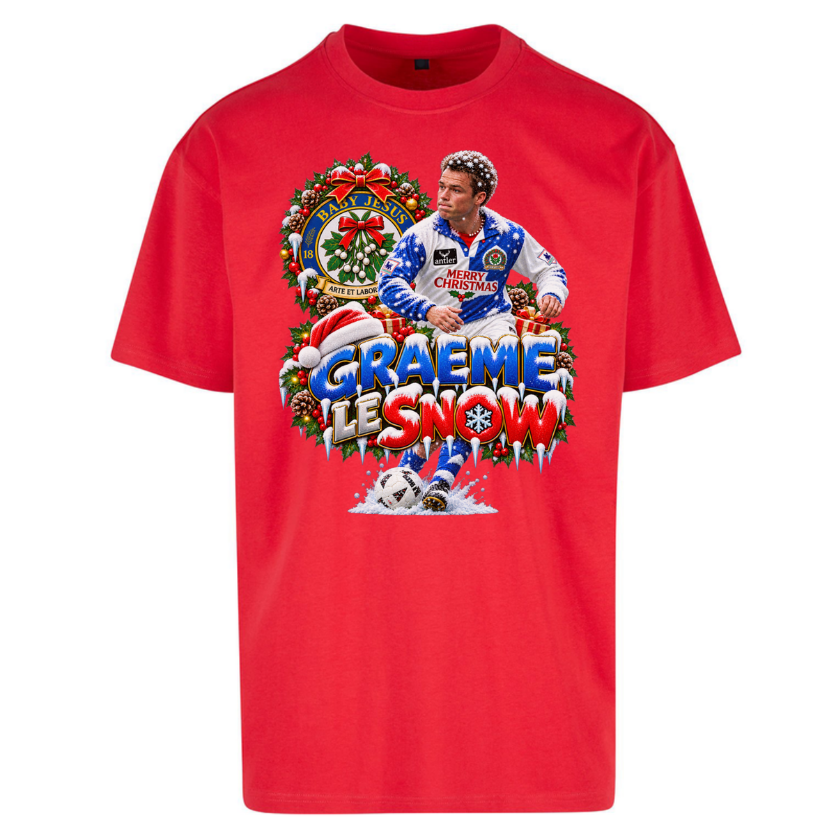 Blackburn Christmas Oversized T-Shirt
