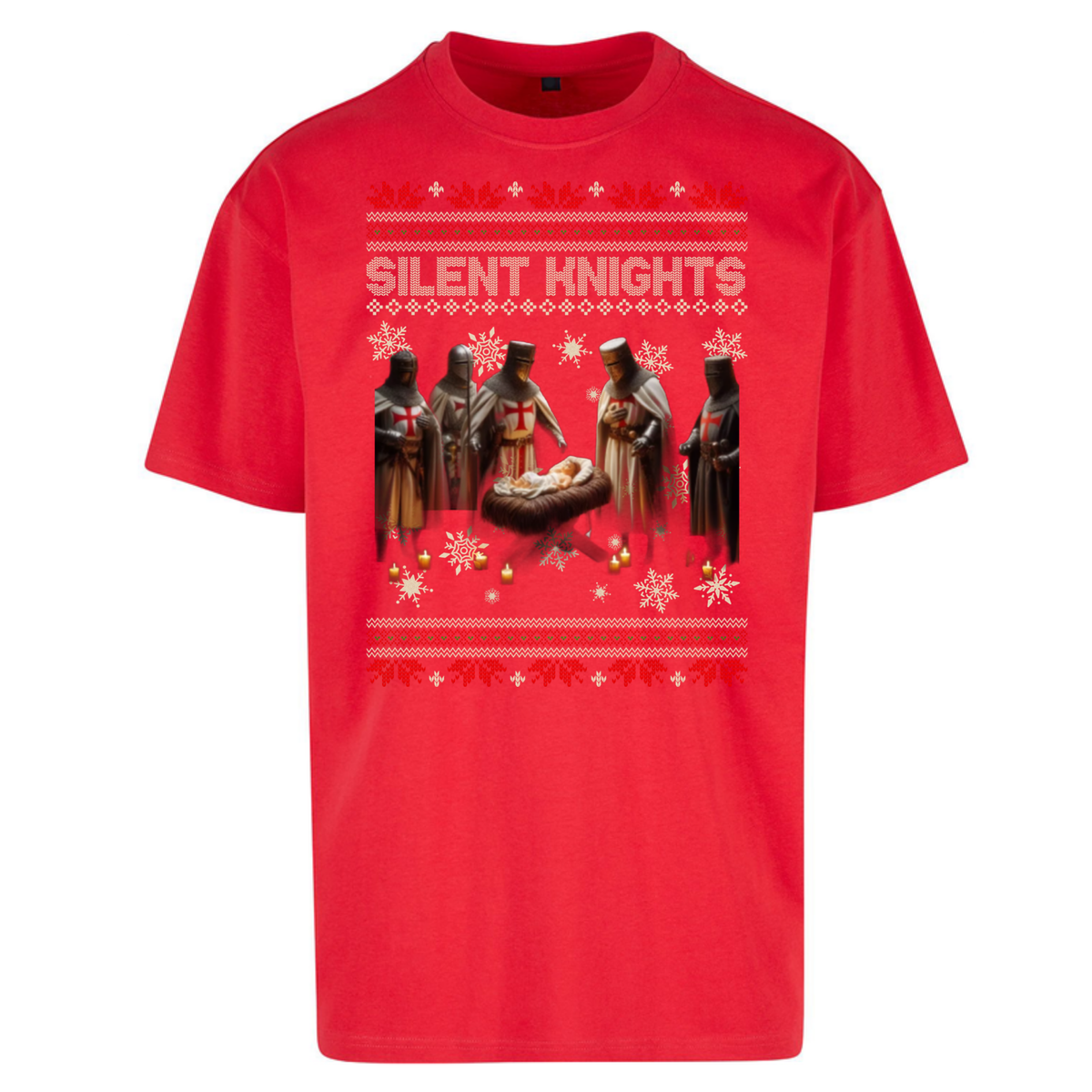 Silent Knights Gift Oversized T-Shirt