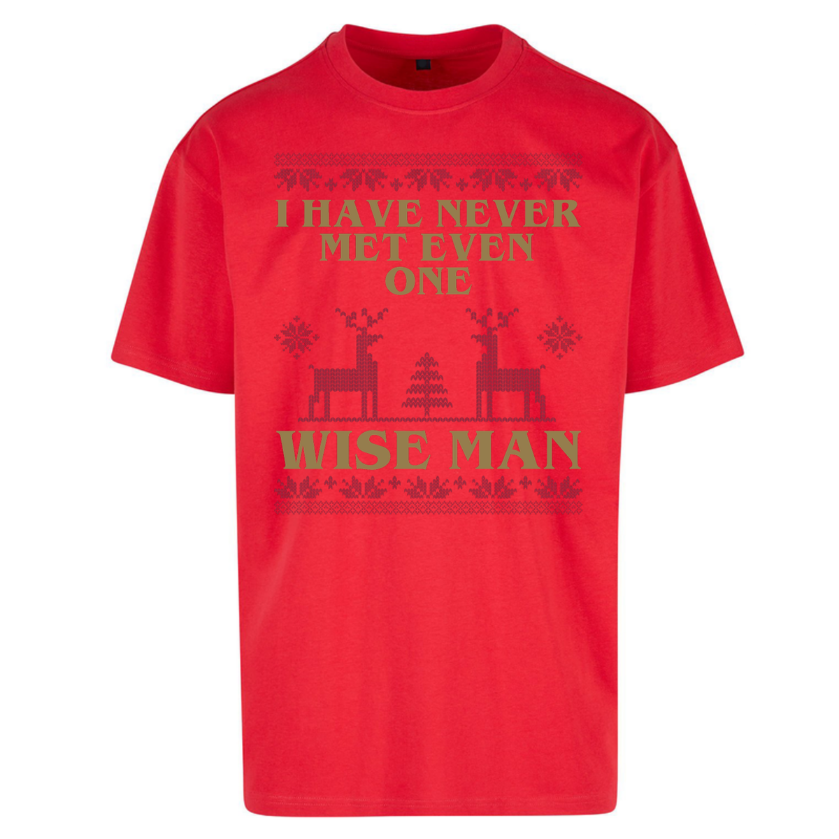 Retro Festive Graphic Oversized T-Shirt