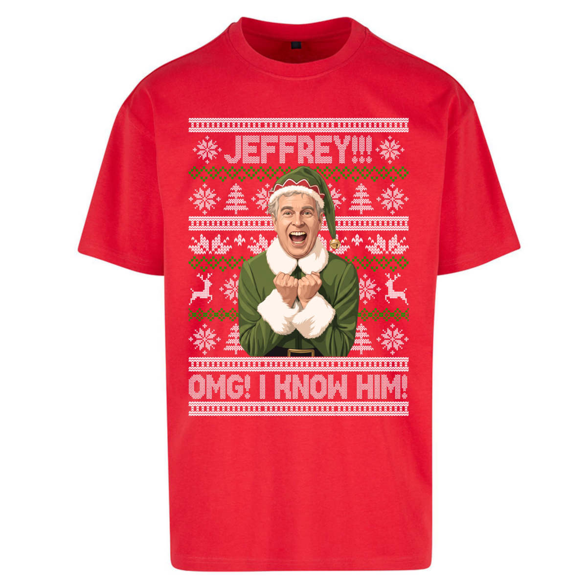 Jeffery Epstein Oversized T-Shirt