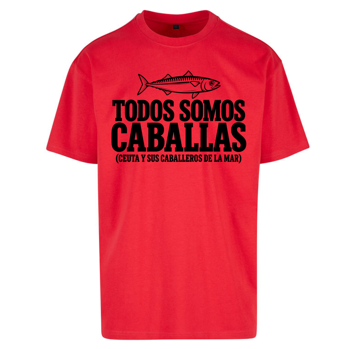 Todos Somos Caballas Ceuta Oversized T-Shirt