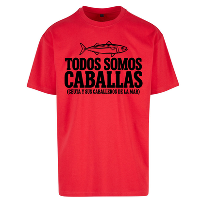 Todos Somos Caballas Ceuta Oversized T-Shirt