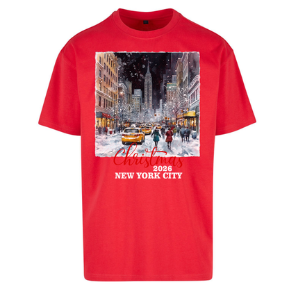 New York Winter Gift Oversized T-Shirt