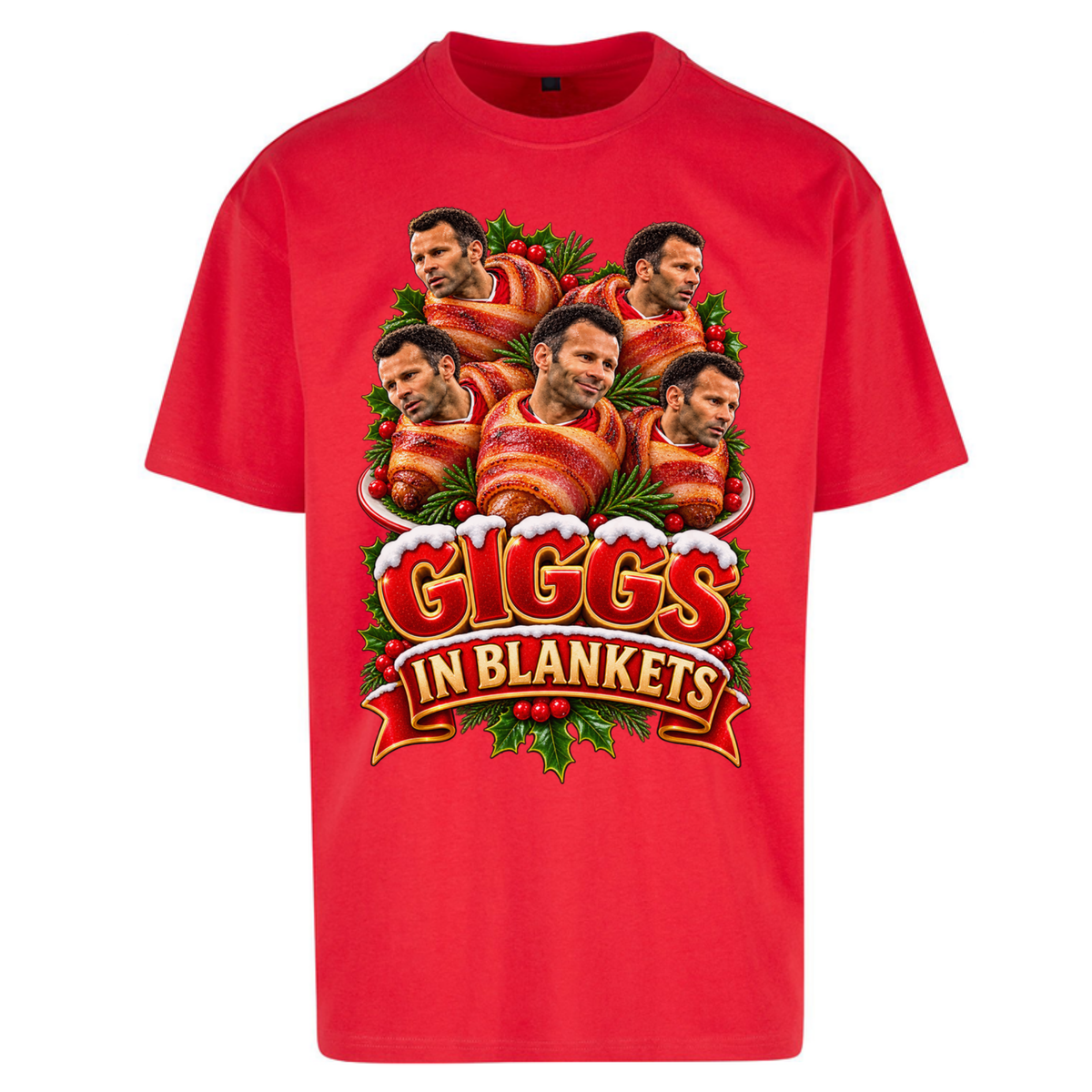 Manchester United FC Christmas Oversized T-Shirt