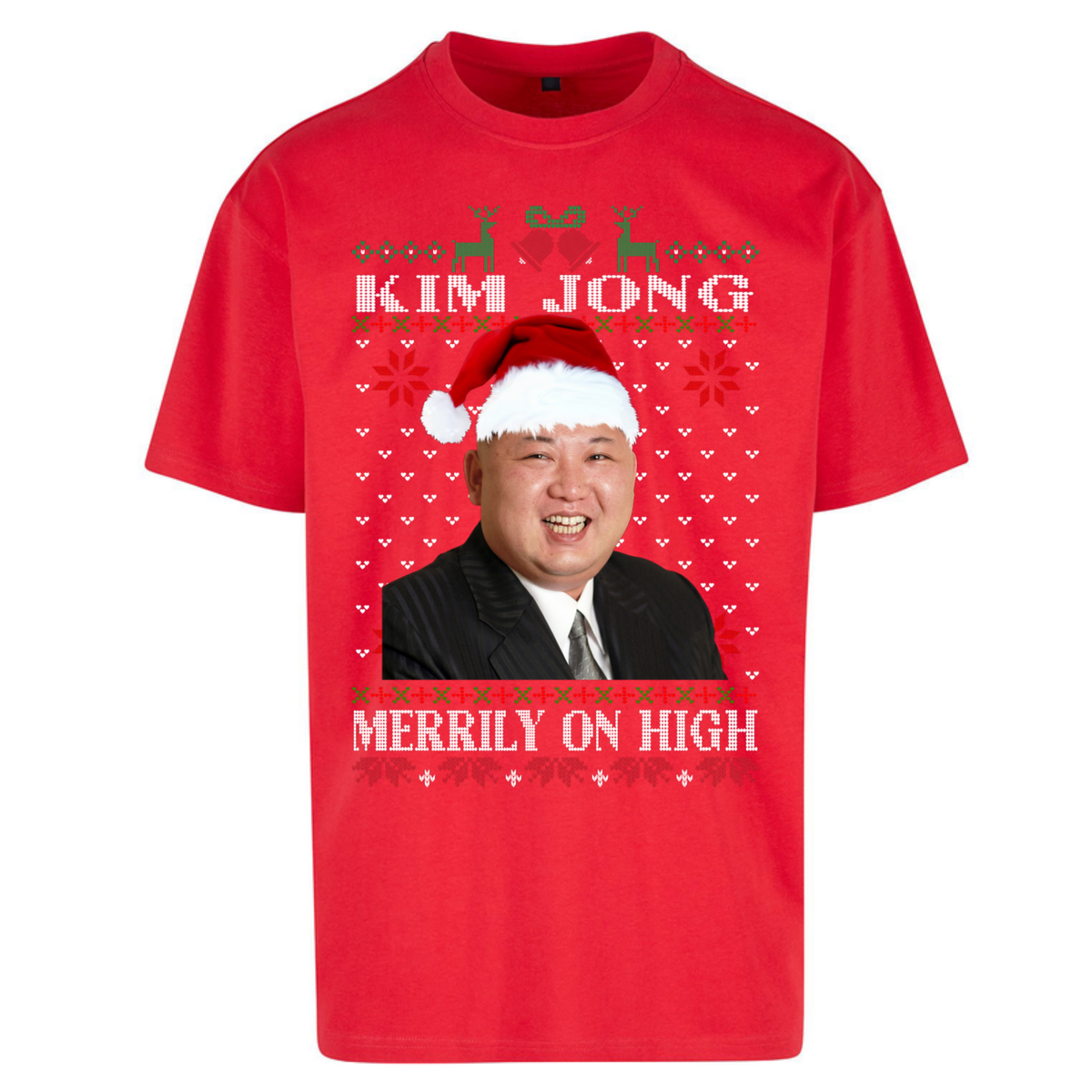 Kim Jong Christmas Oversized T-Shirt