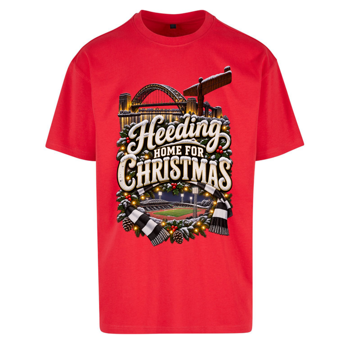 Gateshead Christmas Oversized T-Shirt