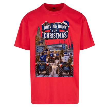 Ipswich Town Christmas Oversized T-Shirt