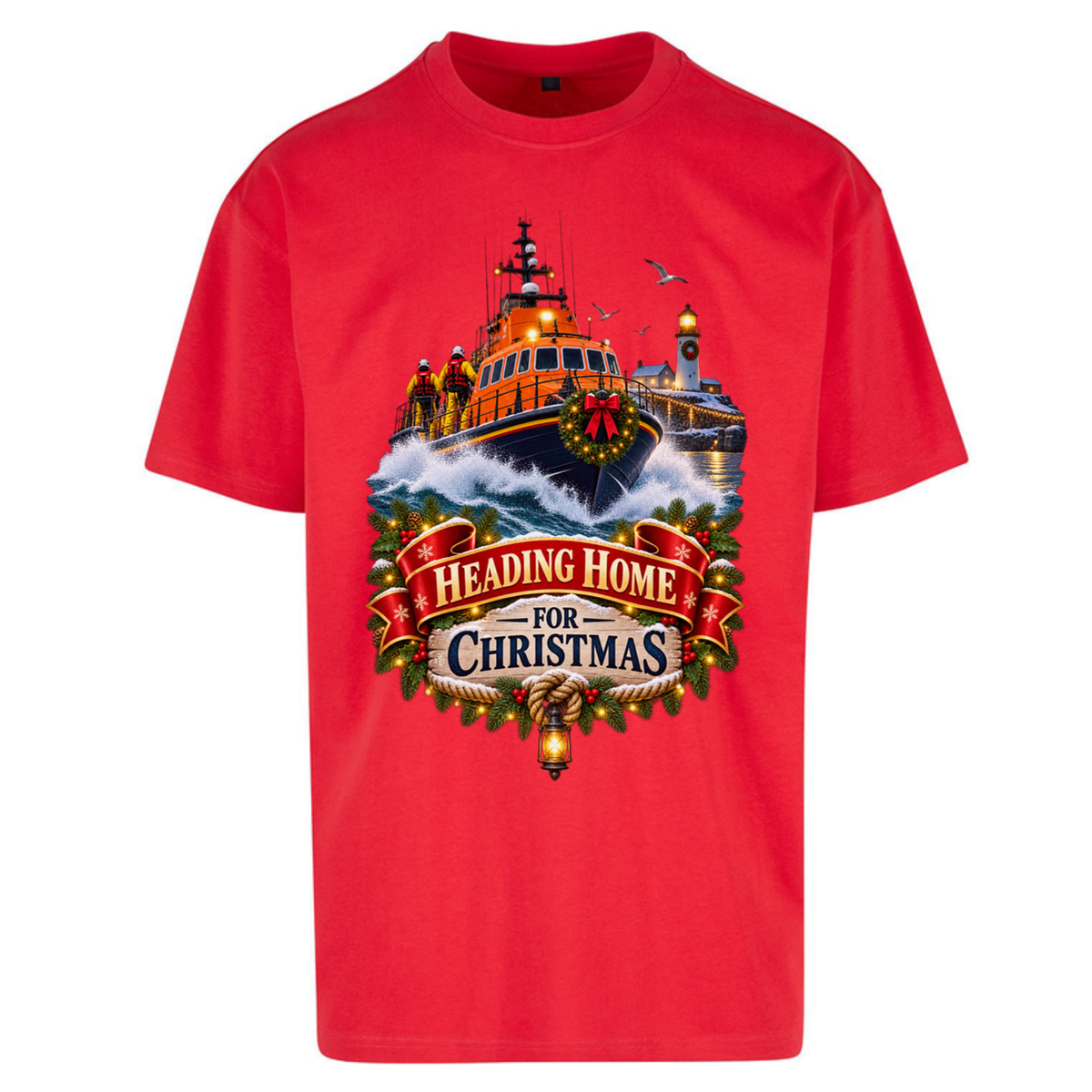 RNLI Christmas Oversized T-Shirt