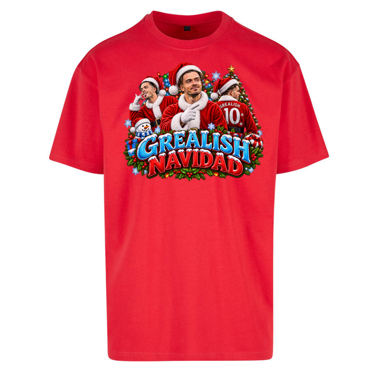 Grealish Navidad Oversized T-Shirt