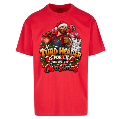 Plumbing Christmas Oversized T-Shirt