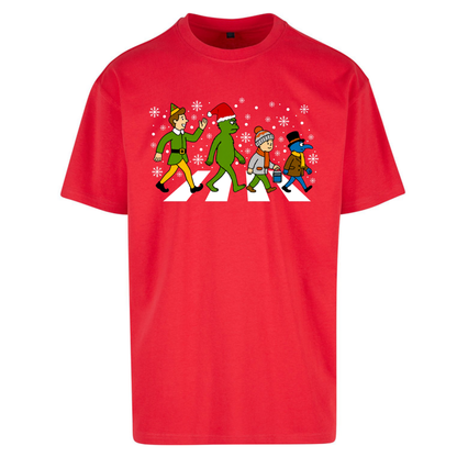 Abbey Road Walk Christmas jumper Oversized T-Shirt