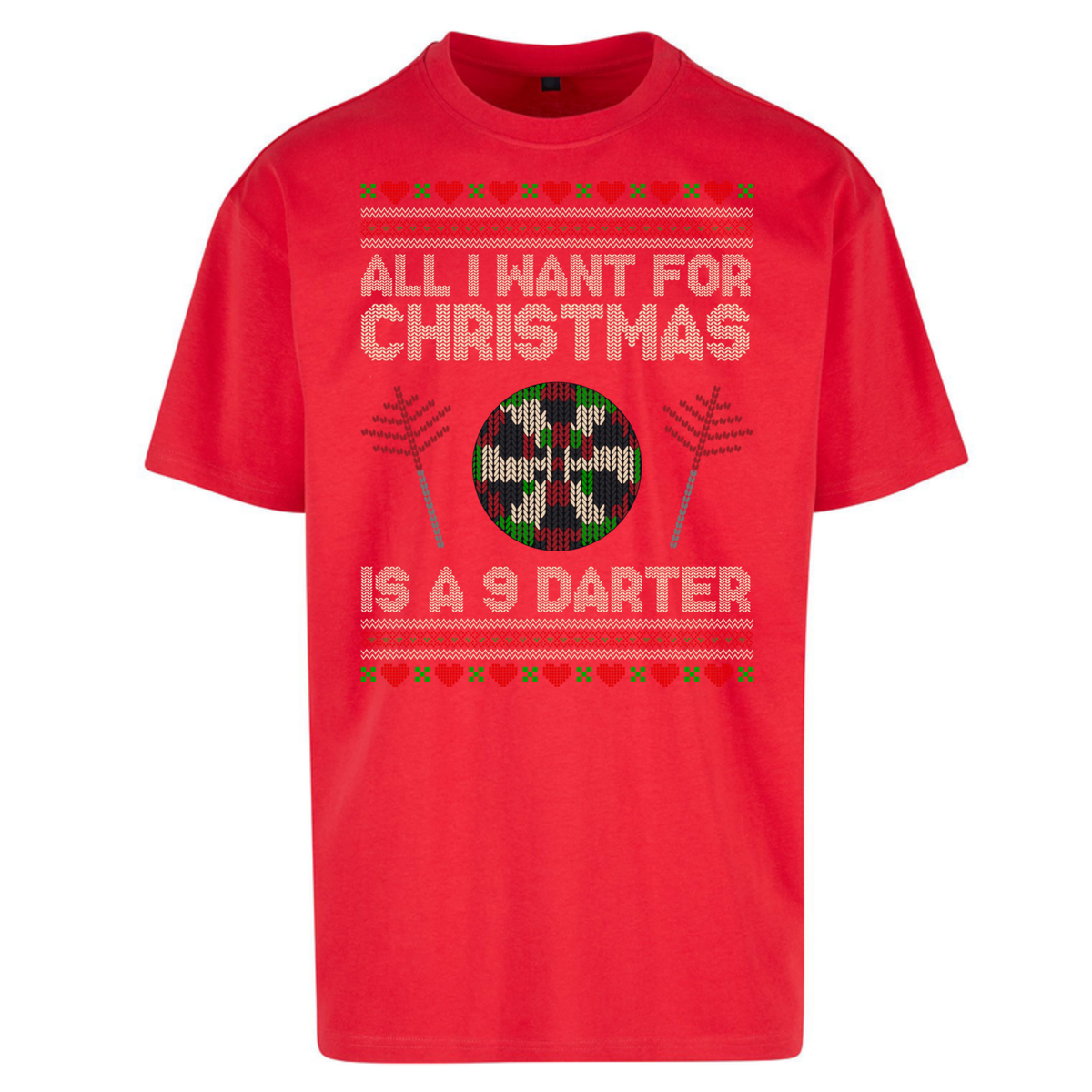 Festive Darts Outfit Oversized T-Shirt