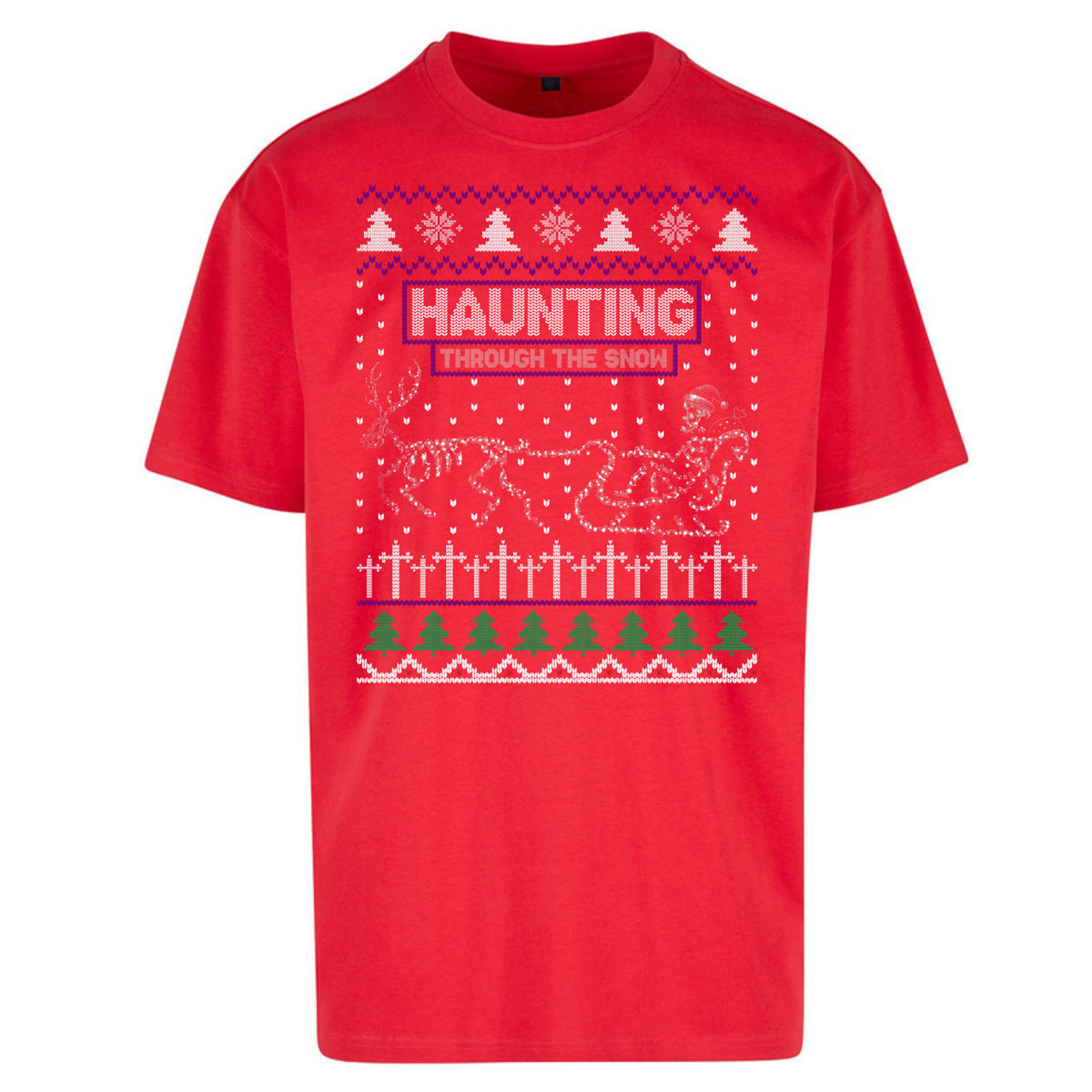 Gothic Holiday Clothing Oversized T-Shirt