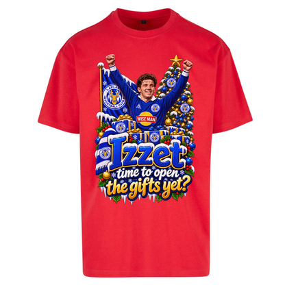 Leicester City Football Christmas Oversized T-Shirt