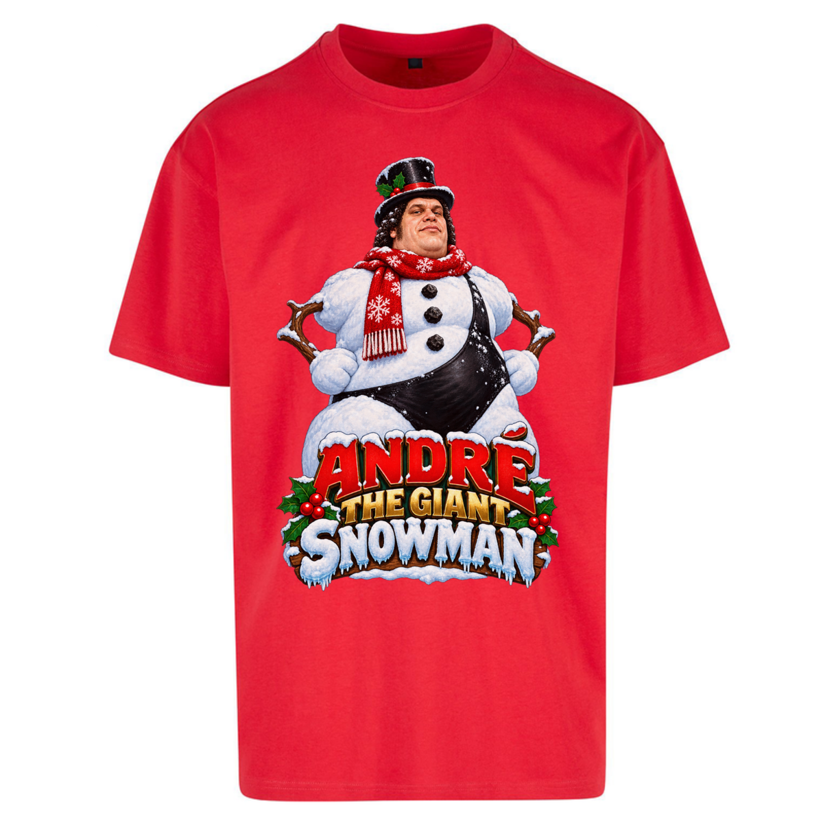 Andre The Giant Christmas Oversized T-Shirt
