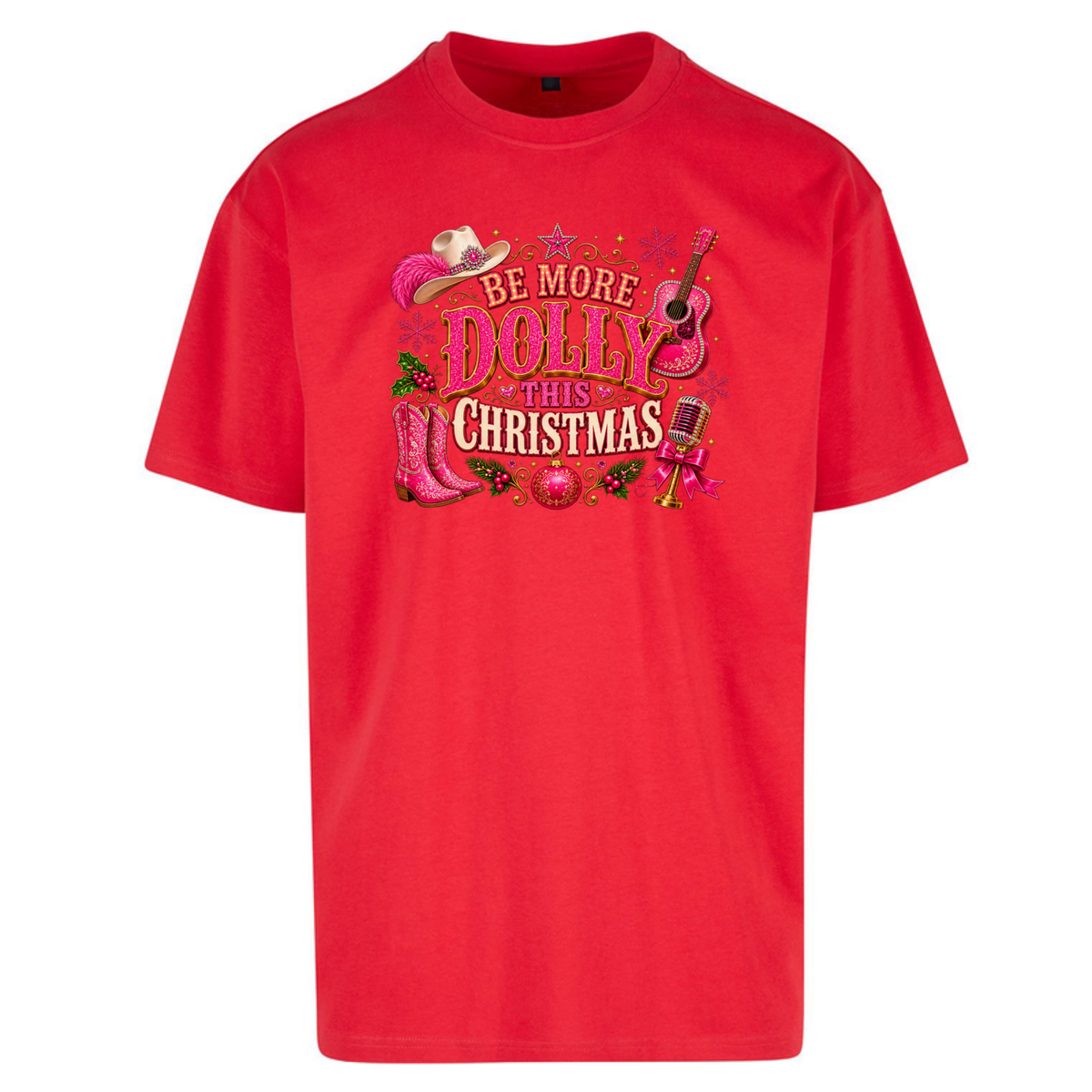 Dolly Parton Christmas Oversized T-Shirt
