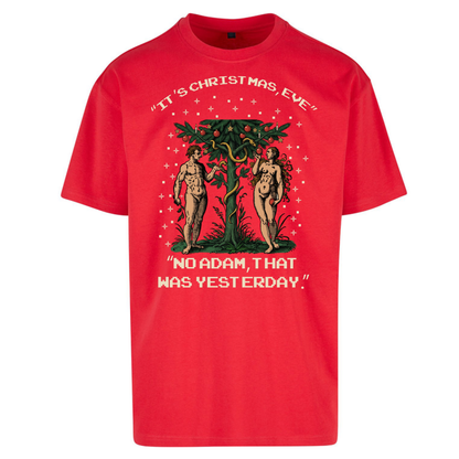 Adam & Eve Christmas Jumper Oversized T-Shirt