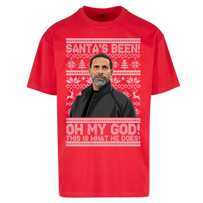 Steve Rio Ferdinand Christmas Oversized T-Shirt