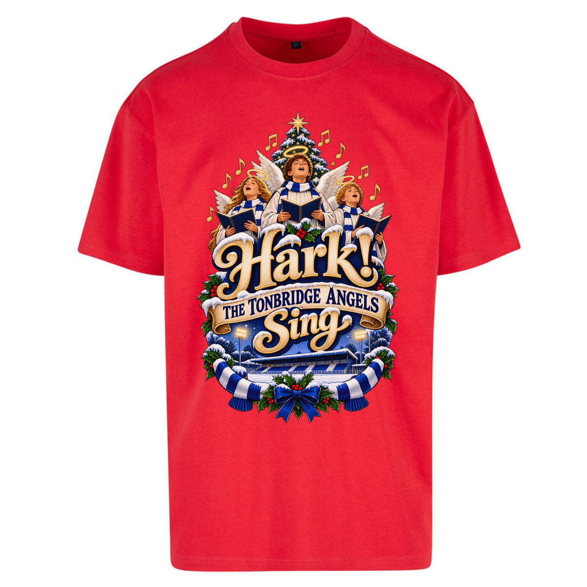 Tonbridge Angels Christmas Oversized T-Shirt
