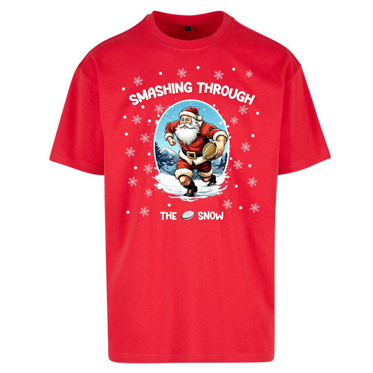 Rugby Santa Clothing Oversized T-Shirt