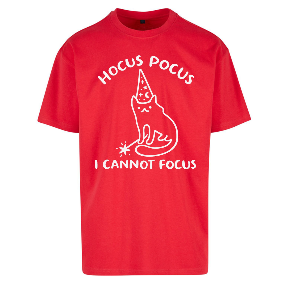 Hocus Pocus I Cannot Focus Oversized T-Shirt