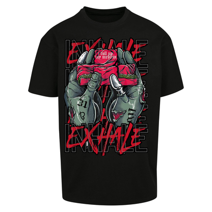 Inhale Exhale Oversized T Shirts