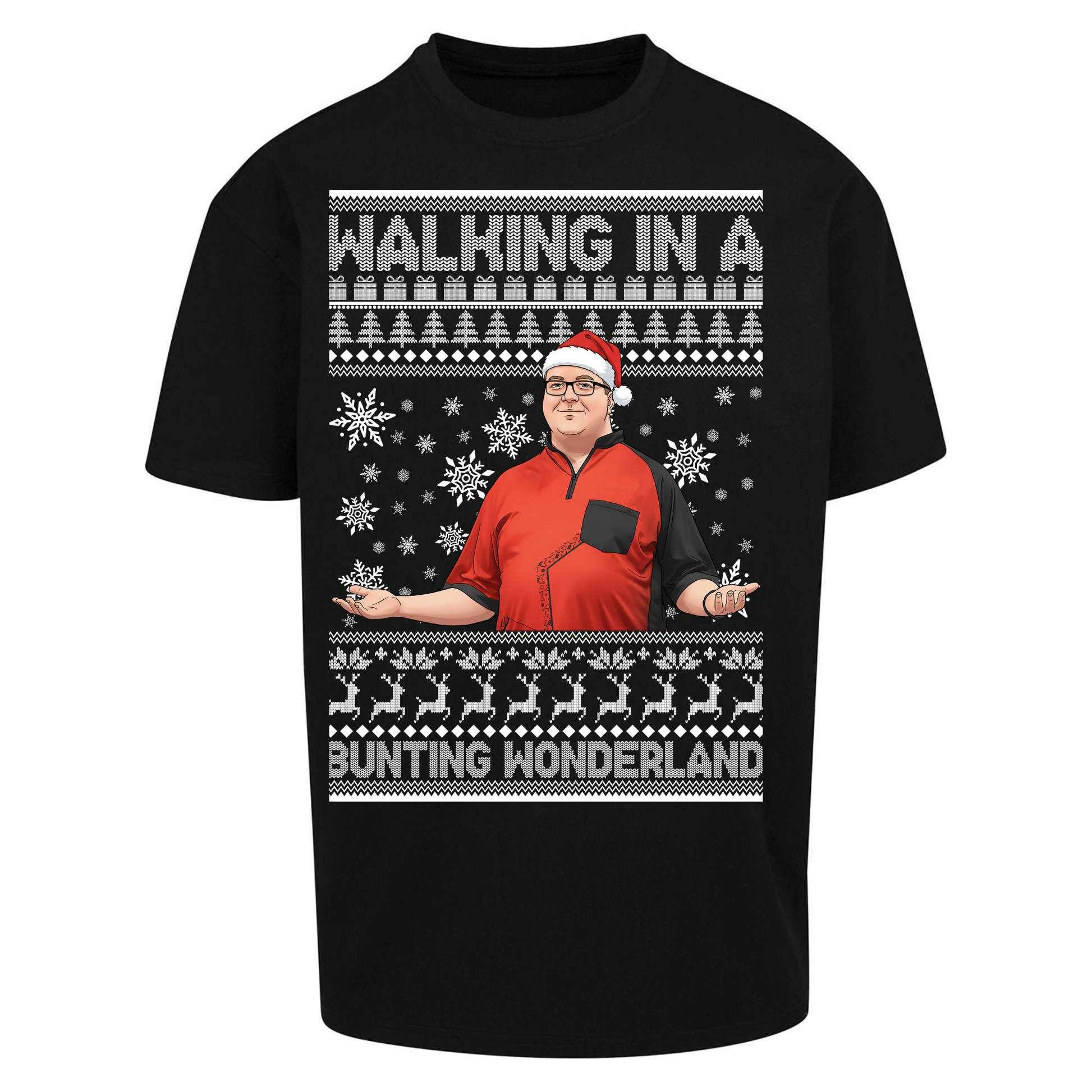 Bunting Wonderland Oversized T Shirt