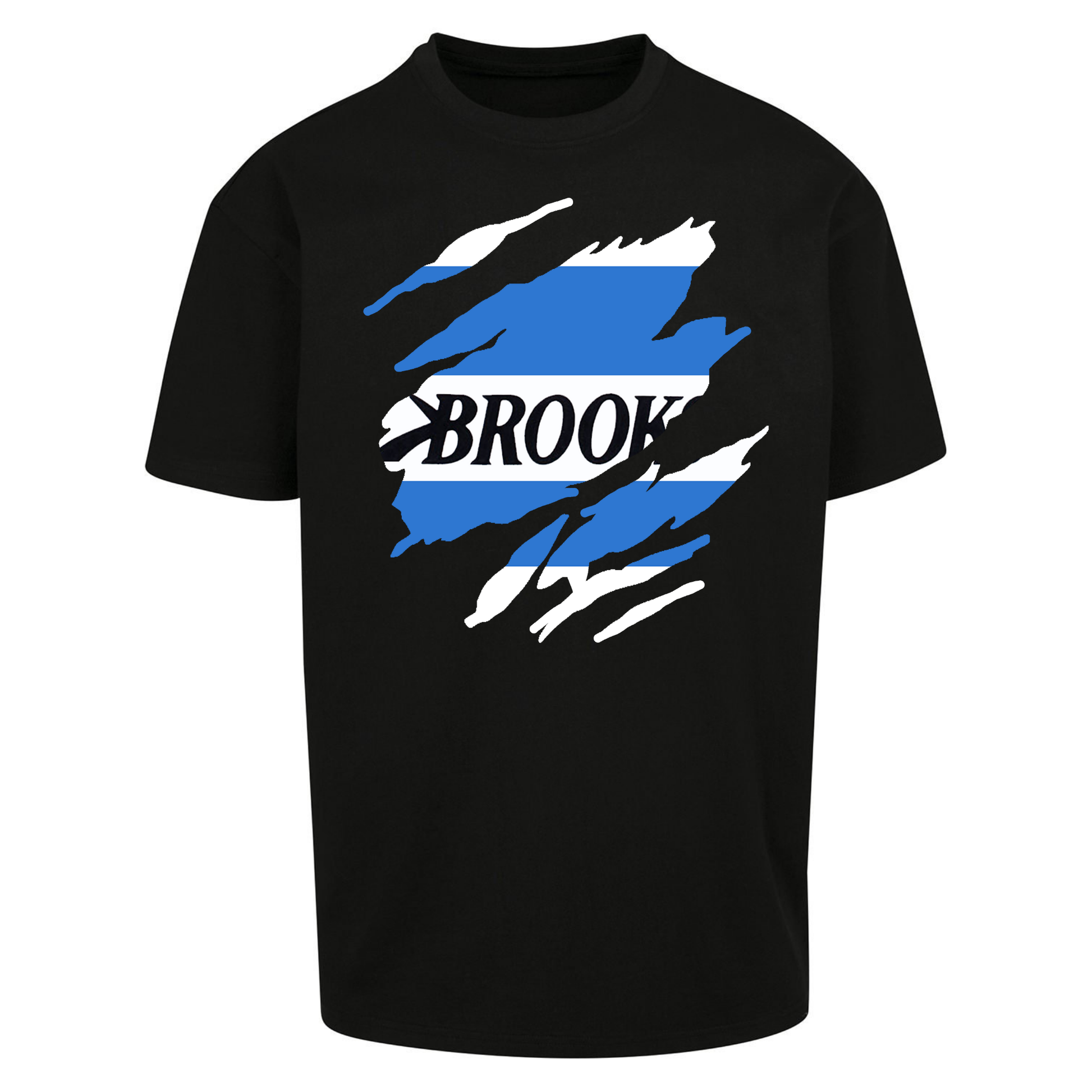 Retro QPR 1992 Torn Effect Oversized T Shirts
