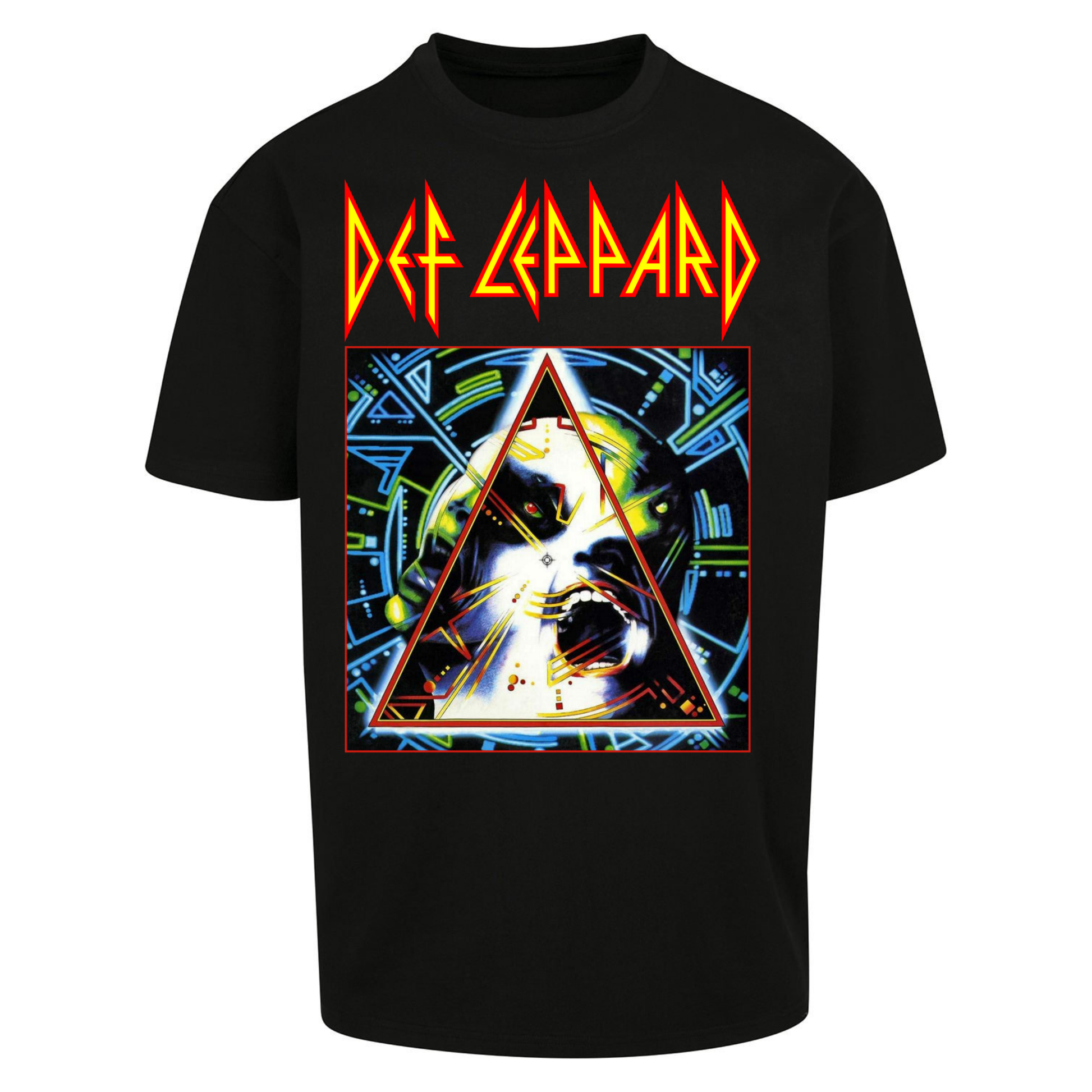 Def Leppard Oversized T Shirts