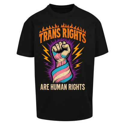 Trans Rights Are Human Rights Oversized T Shirts