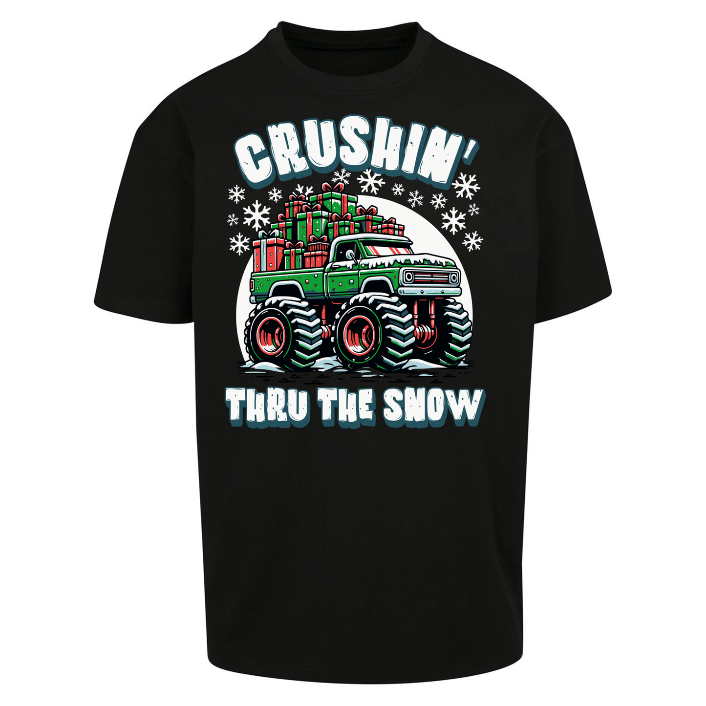 Crushin Thru The Snow Oversized T Shirts
