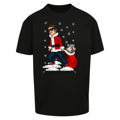 Liam Gallagher Christmas Santa Oversized T Shirts